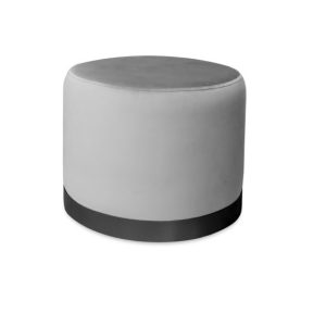 Pufa LUX elegancka podstawa metalowa czarna MG17 1045643 Pufa LUX elegancka podstawa metalowa czarna MG17 1045643