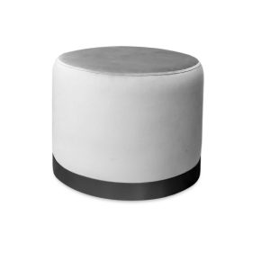 Pufa LUX elegancka podstawa metalowa czarna MG39 1045660 Pufa LUX elegancka podstawa metalowa czarna MG39 1045660