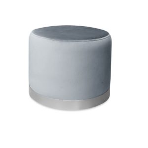 Pufa LUX elegancka podstawa metalowa szara BL06 1045620 Pufa LUX elegancka podstawa metalowa szara BL06 1045620