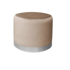 Pufa LUX elegancka podstawa metalowa szara MG06 1045691 Pufa LUX elegancka podstawa metalowa szara MG06 1045691