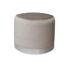Pufa LUX elegancka podstawa metalowa szara MG09 1045633 Pufa LUX elegancka podstawa metalowa szara MG09 1045633