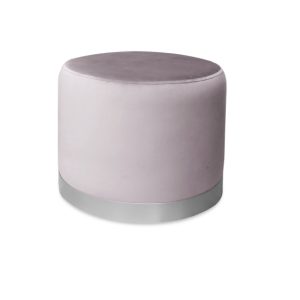 Pufa LUX elegancka podstawa metalowa szara MG55 1045651 Pufa LUX elegancka podstawa metalowa szara MG55 1045651