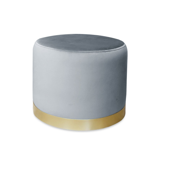Pufa LUX elegancka podstawa metalowa złota BL06 1045681