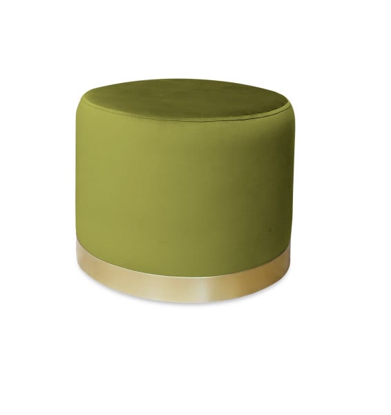 Pufa LUX elegancka podstawa metalowa złota BL75 1045682
