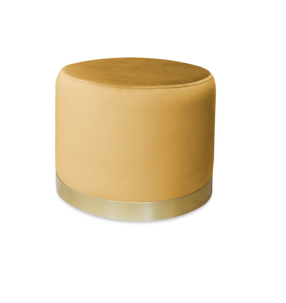 Pufa LUX elegancka podstawa metalowa złota MG15 1045635