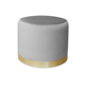 Pufa LUX elegancka podstawa metalowa złota MG17 1045622