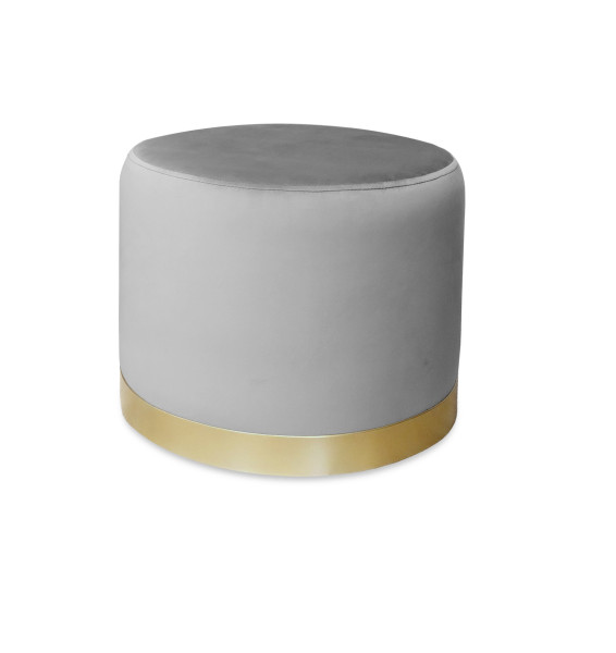 Pufa LUX elegancka podstawa metalowa złota MG17 1045622