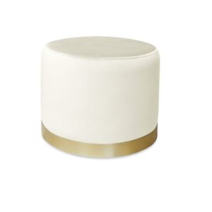 Pufa LUX elegancka podstawa metalowa złota MG50 1045676