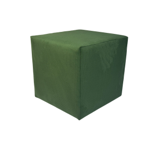 Pufa MAKALU 40×40 cm kwadratowa miękki pluszowy welur salon ciemno zielona 795028 Pufa MAKALU 40×40 cm kwadratowa miękki pluszowy welur salon ciemno zielona 795028
