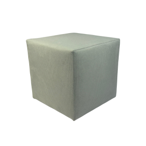 Pufa MAKALU 40×40 cm kwadratowa miękki pluszowy welur salon jasno szara 795019 Pufa MAKALU 40×40 cm kwadratowa miękki pluszowy welur salon jasno szara 795019