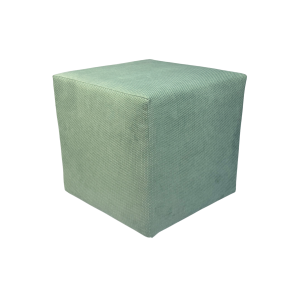 Pufa MAKALU 40×40 cm kwadratowa miękki pluszowy welur salon miętowa 795061 Pufa MAKALU 40×40 cm kwadratowa miękki pluszowy welur salon miętowa 795061