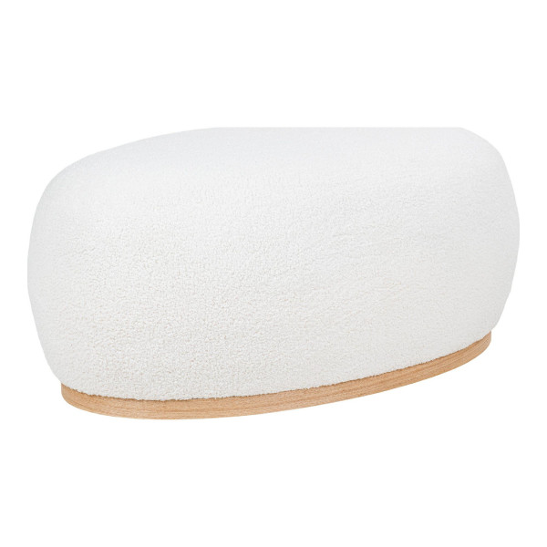 PUFA Manhattan biała teddy OBŁY KSZTAŁT styl skandynawski 676430