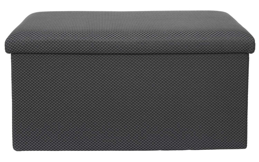 Pufa MELLOW Szara ze Schowkiem 38x76 cm do salonu 774606