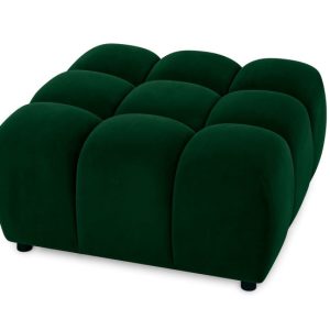 Pufa, pufa modułowa Bolla, tkanina Bluvel, Zielony 828755 Pufa, pufa modułowa Bolla, tkanina Bluvel, Zielony 828755