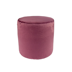 Pufa okrągła 40×40 cm VELVET MINKY puszysty miękki welur brudno różowa 795196 Pufa okrągła 40×40 cm VELVET MINKY puszysty miękki welur brudno różowa 795196