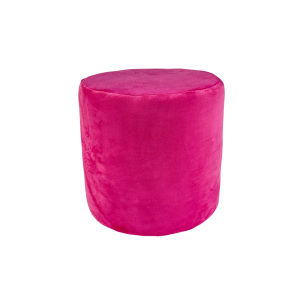 Pufa okrągła 40×40 cm VELVET MINKY puszysty miękki welur fuksja 795156 Pufa okrągła 40×40 cm VELVET MINKY puszysty miękki welur fuksja 795156