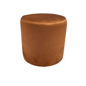 Pufa okrągła ELEMENT 40×40 cm trudnopalny łatwoczyszczący welur ceglana 795039 Pufa okrągła ELEMENT 40×40 cm trudnopalny łatwoczyszczący welur ceglana 795039