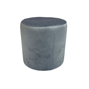 Pufa okrągła ELEMENT 40×40 cm trudnopalny łatwoczyszczący welur szara 795171 Pufa okrągła ELEMENT 40×40 cm trudnopalny łatwoczyszczący welur szara 795171