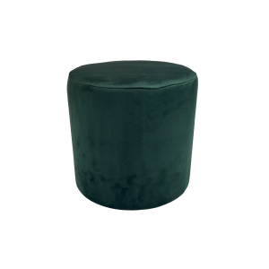Pufa okrągła ELEMENT 40×40 cm trudnopalny łatwoczyszczący welur zielona 795158 Pufa okrągła ELEMENT 40×40 cm trudnopalny łatwoczyszczący welur zielona 795158