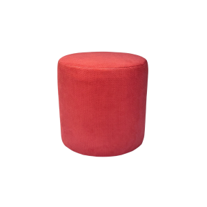 Pufa okrągła MAKALU 40×40 cm podnóżek do salonu welur ceglana 795176 Pufa okrągła MAKALU 40×40 cm podnóżek do salonu welur ceglana 795176