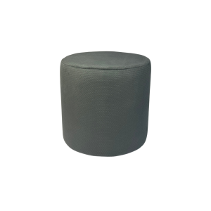 Pufa okrągła MAKALU 40×40 cm podnóżek do salonu welur ciemno szara 794971 Pufa okrągła MAKALU 40×40 cm podnóżek do salonu welur ciemno szara 794971