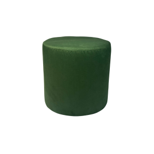 Pufa okrągła MAKALU 40×40 cm podnóżek do salonu welur ciemno zielona 795175 Pufa okrągła MAKALU 40×40 cm podnóżek do salonu welur ciemno zielona 795175