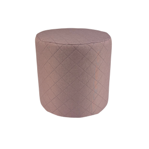 Pufa okrągła SAWANA pikowana do salonu 40×40 cm siedzisko jasno różowa 794968 Pufa okrągła SAWANA pikowana do salonu 40×40 cm siedzisko jasno różowa 794968
