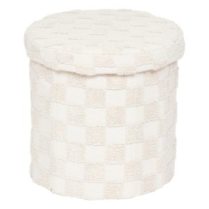 Pufa okrągła składana PASTI tuftowana, Ø 38 cm 620961 Pufa okrągła składana PASTI tuftowana, Ø 38 cm 620961