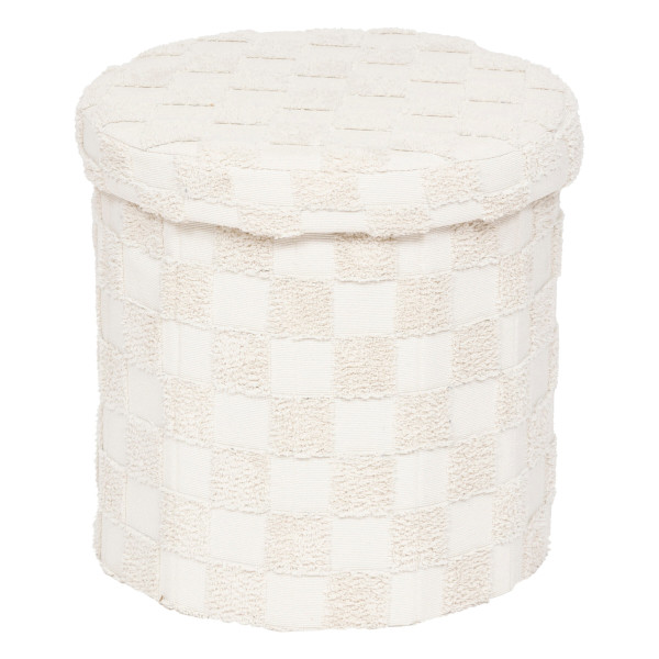 Pufa okrągła składana PASTI tuftowana, Ø 38 cm 620961