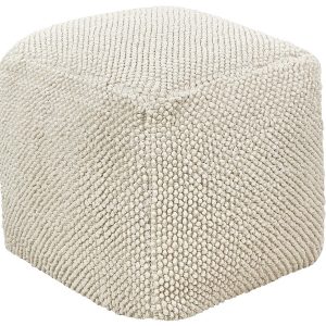Pufa ottomana siedzisko 45x45x45 beżowa 169641 Pufa ottomana siedzisko 45x45x45 beżowa 169641