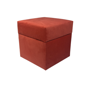 Pufa otwierana kwadratowa MAKALU 40×40 cm delikatny plusz ceglana 794977 Pufa otwierana kwadratowa MAKALU 40×40 cm delikatny plusz ceglana 794977