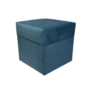 Pufa otwierana kwadratowa MAKALU 40×40 cm delikatny plusz niebieska 795098 Pufa otwierana kwadratowa MAKALU 40×40 cm delikatny plusz niebieska 795098