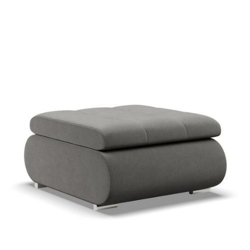 Pufa otwierana, schowek, Bosco, kronos, 70x88x42 cm, szary 435585