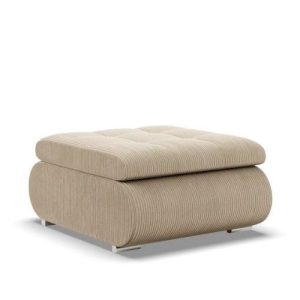 Pufa otwierana, schowek, Bosco, sztruks, 70x88x42 cm, beżowa 435581 Pufa otwierana, schowek, Bosco, sztruks, 70x88x42 cm, beżowa 435581