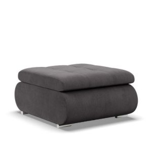 Pufa otwierana, schowek, Bosco, sztruks, 70x88x42 cm, szary 435592 Pufa otwierana, schowek, Bosco, sztruks, 70x88x42 cm, szary 435592