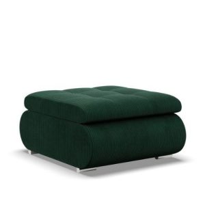 Pufa otwierana, sztruks, 70x88x42 cm, butelkowa zieleń 435597 Pufa otwierana, sztruks, 70x88x42 cm, butelkowa zieleń 435597