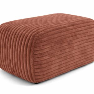 Pufa, podnóżek do salonu, sztruks Tilia, Miedziany, BIS 1030615 Pufa, podnóżek do salonu, sztruks Tilia, Miedziany, BIS 1030615