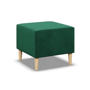 Pufa, podnóżek, MILO, velvet, 51x51x40 cm, butelkowa zieleń | TYLETEGOTU 773636 Pufa, podnóżek, MILO, velvet, 51x51x40 cm, butelkowa zieleń | TYLETEGOTU 773636