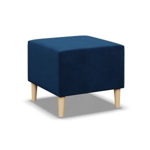 Pufa, podnóżek, MILO, velvet, 51x51x40 cm, granatowy | TYLETEGOTU 773685 Pufa, podnóżek, MILO, velvet, 51x51x40 cm, granatowy | TYLETEGOTU 773685