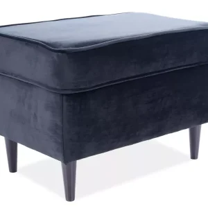 Pufa RON VELVET czarna 1001992 Pufa RON VELVET czarna 1001992