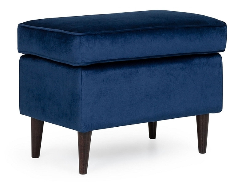 Pufa RON VELVET granatowa 1001972