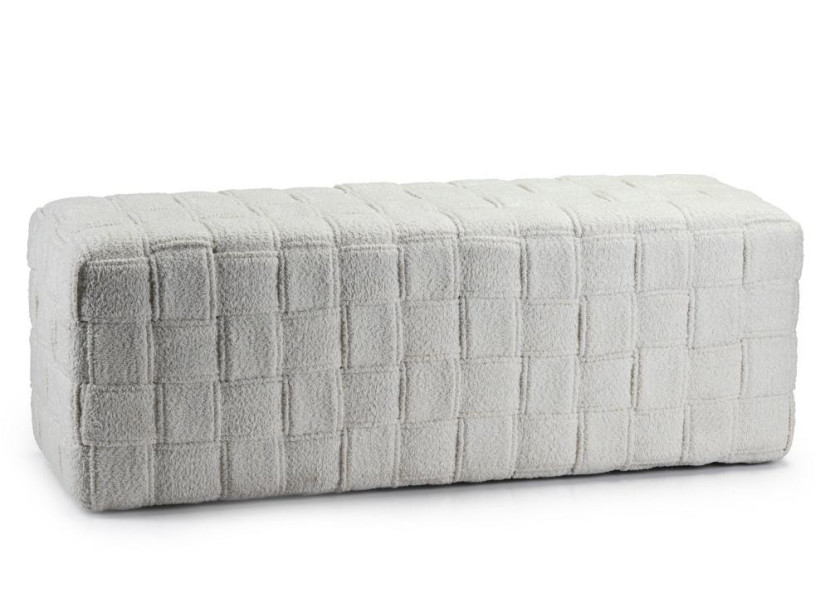 Pufa/siedzisko Musa kremowe boucle 121x40x45 cm 1004197