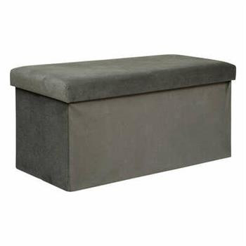 Pufa składana Lilou XL szara 81594