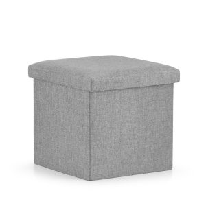 Pufa składana M – 30x30x30cm szara 146072 Pufa składana M – 30x30x30cm szara 146072