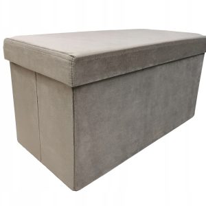 Pufa składana siedzisko schowek tapicerowana elegancka Perfect duo taupe 758990 Pufa składana siedzisko schowek tapicerowana elegancka Perfect duo taupe 758990