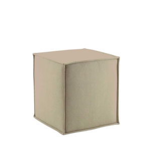 Pufa Tapicerowana GRANDE Beżowa 40×40 Welurowa Kwadratowa do Fotela 783781 Pufa Tapicerowana GRANDE Beżowa 40×40 Welurowa Kwadratowa do Fotela 783781