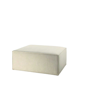 Pufa Tapicerowana GRANDE Beżowa 80×50 Welurowa Prostokątna do Fotela 783786 Pufa Tapicerowana GRANDE Beżowa 80×50 Welurowa Prostokątna do Fotela 783786