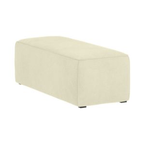 Pufa Tapicerowana VINCI Beżowa 120×50 Welurowa Prostokątna do Fotela 783770 Pufa Tapicerowana VINCI Beżowa 120×50 Welurowa Prostokątna do Fotela 783770