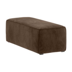Pufa Tapicerowana VINCI Brązowa 120×50 Welurowa Prostokątna do Fotela 783785 Pufa Tapicerowana VINCI Brązowa 120×50 Welurowa Prostokątna do Fotela 783785