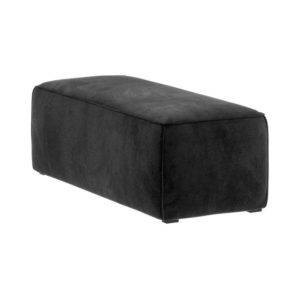 Pufa Tapicerowana VINCI Czarna 120×50 Welurowa Prostokątna do Fotela 783784 Pufa Tapicerowana VINCI Czarna 120×50 Welurowa Prostokątna do Fotela 783784